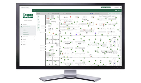 monitor with environmental monitoring software